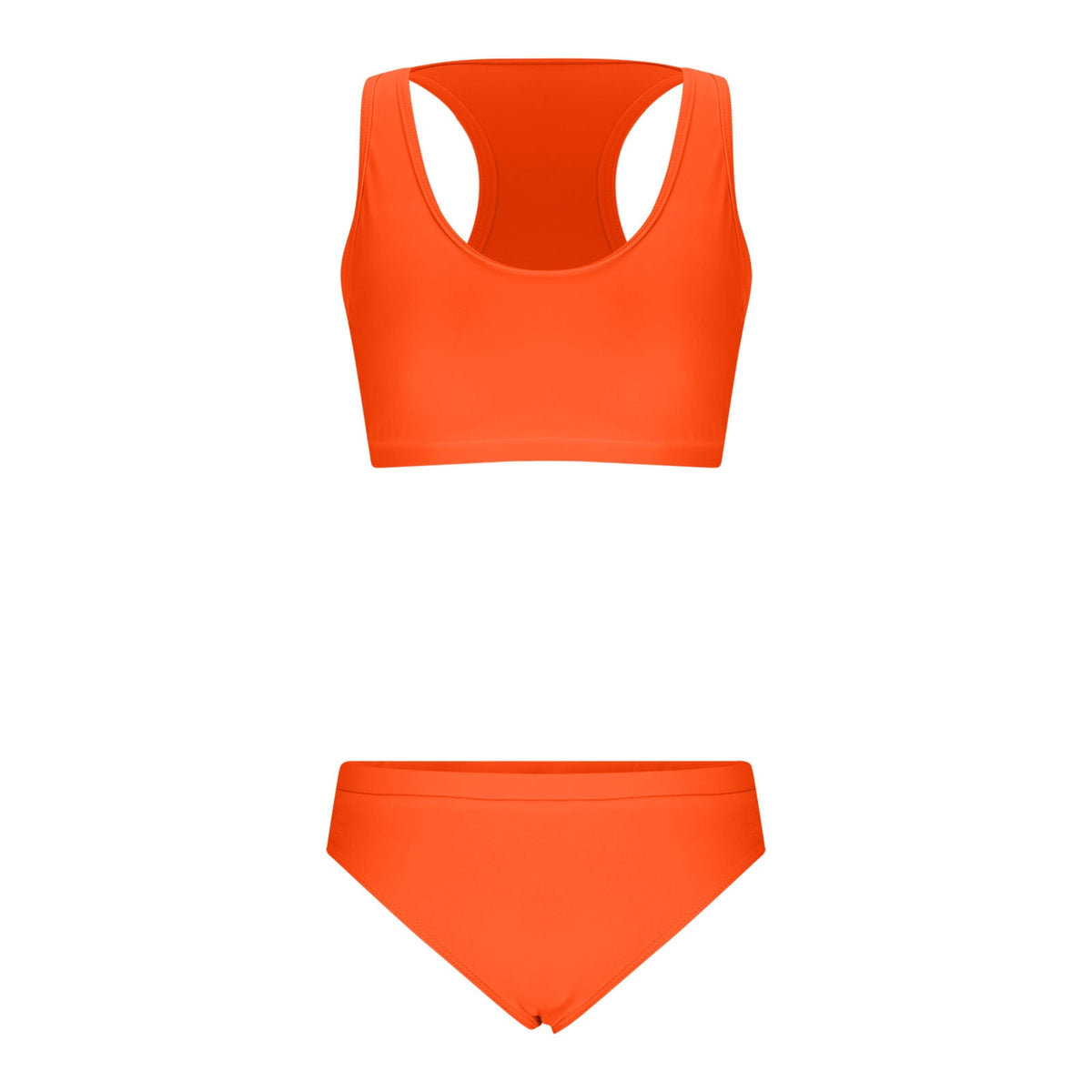 Golden Hour Swimsuits Solid Backless Bikini Bandage Two-Pieces — Women's