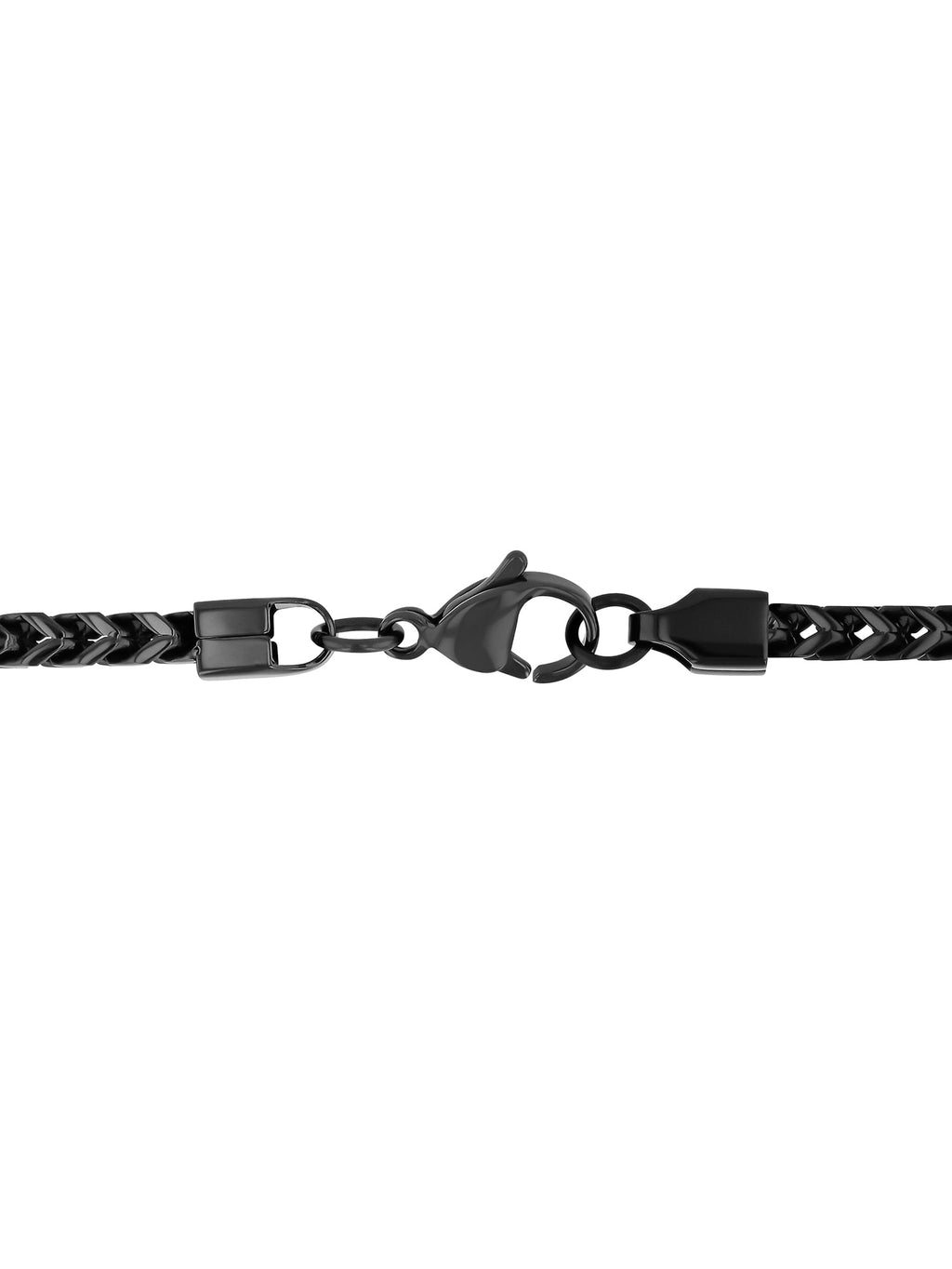 Big Starz Franco Chain Necklace — Black Stainless Steel