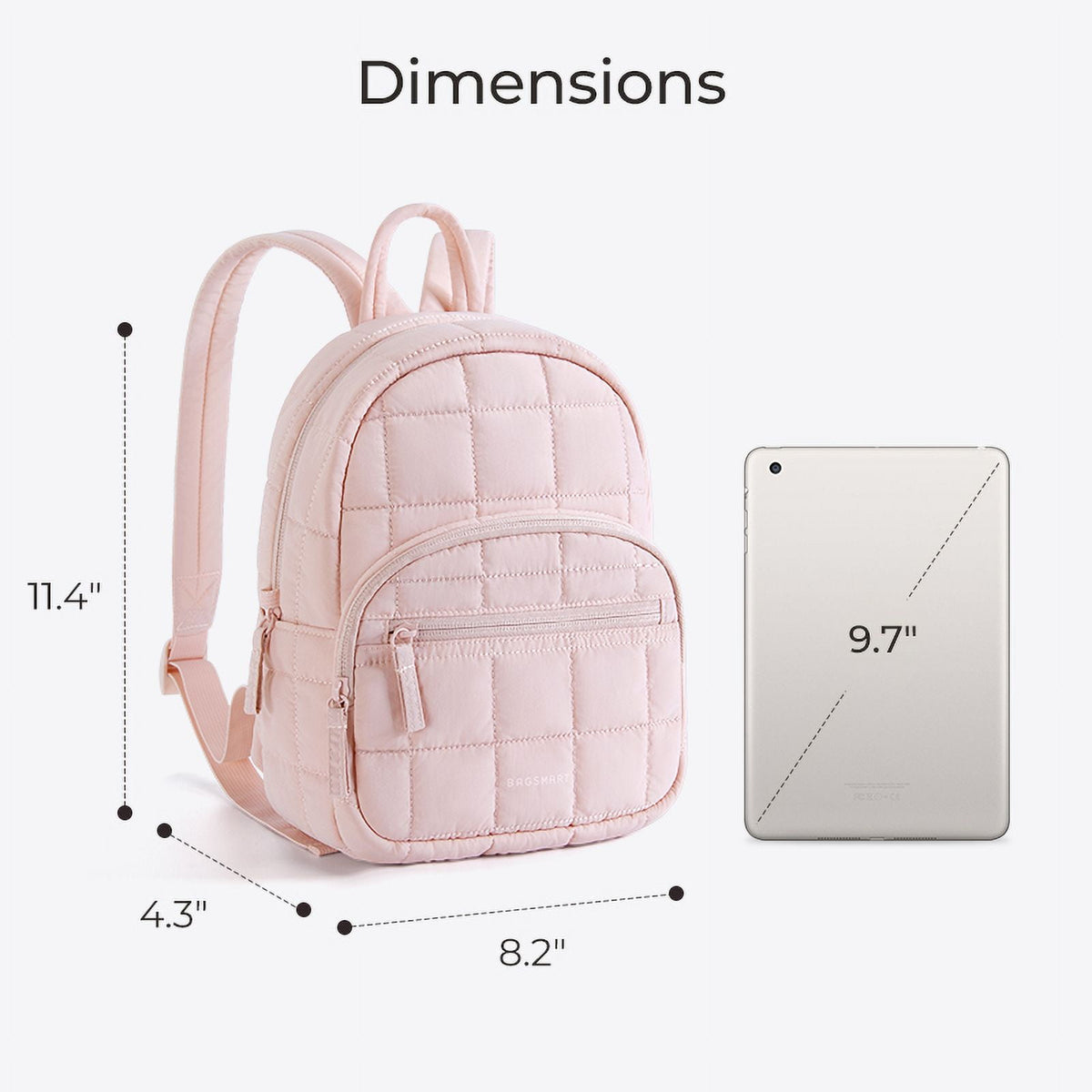 Chain Reaction Backpack Purses Quilted Mini Backpack Puffer — Women's