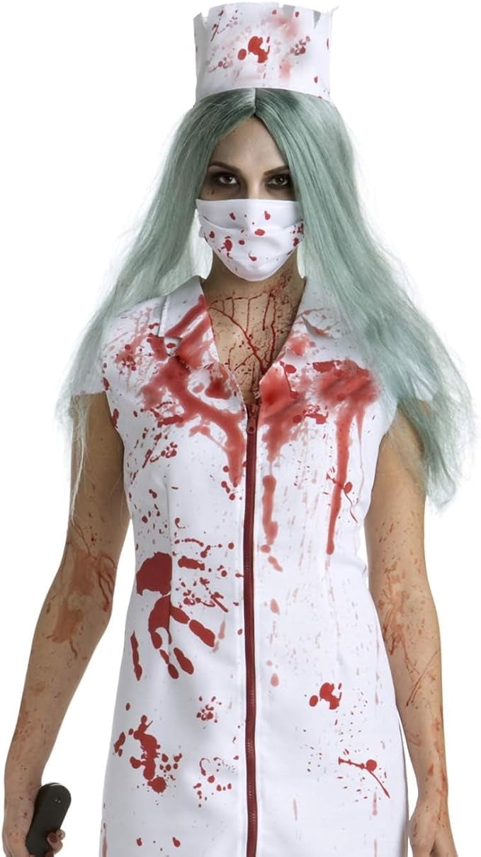 Wicked Zombie Nurse Costume White — Women's