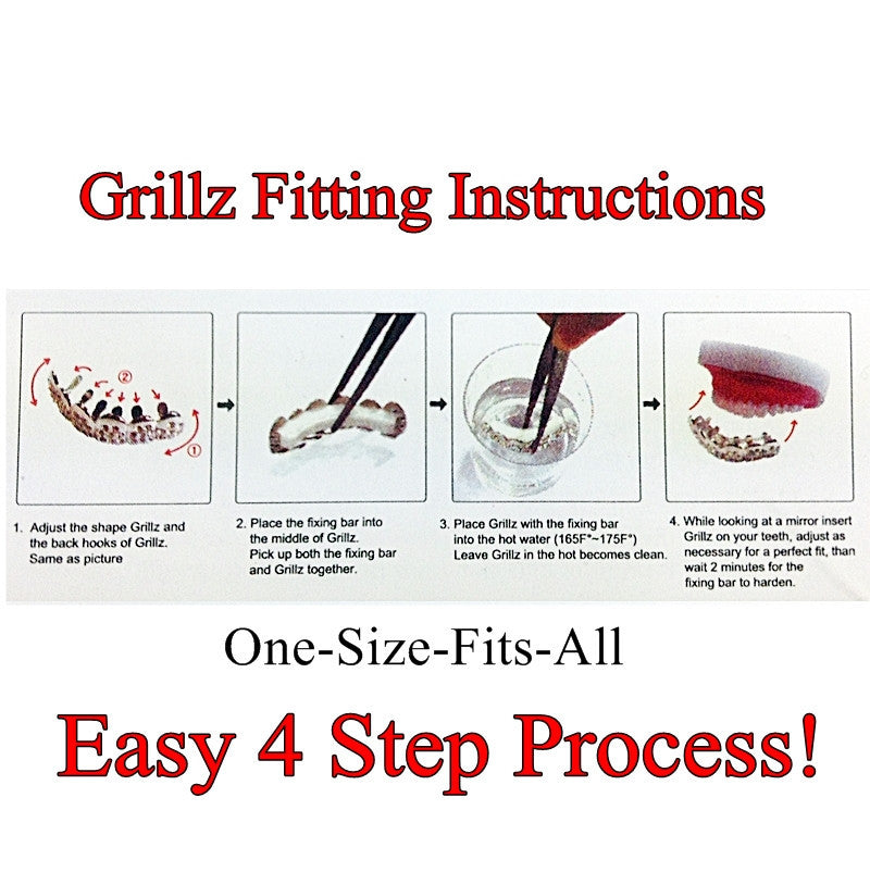 Party Grill 14K Gold-Plated Fang Grillz