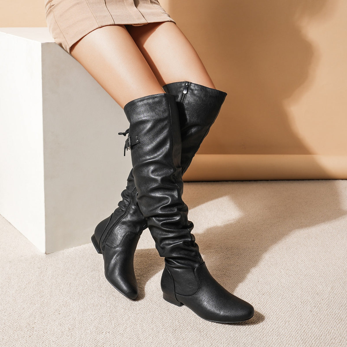 Heel Game Slouch Over The Knee Boots Thigh — Women's