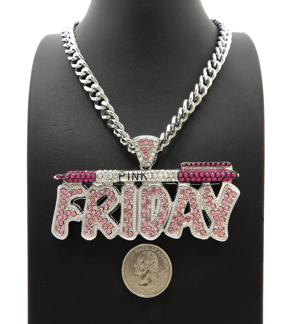 Big Starz Iced Choker & Pendant Set — Women's