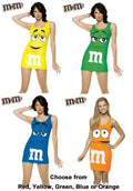 Devil's Night Adult Womens Sexy M&M's Tank Dress