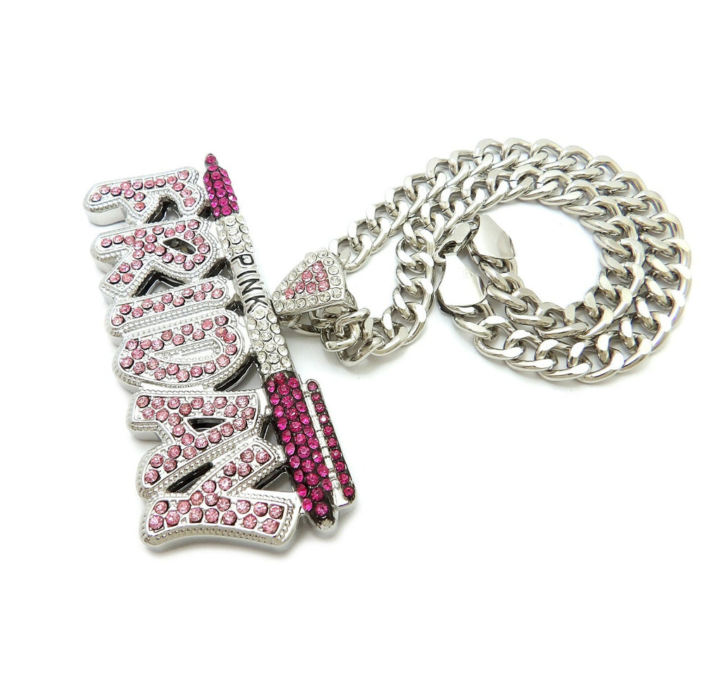 Big Starz Iced Choker & Pendant Set — Women's