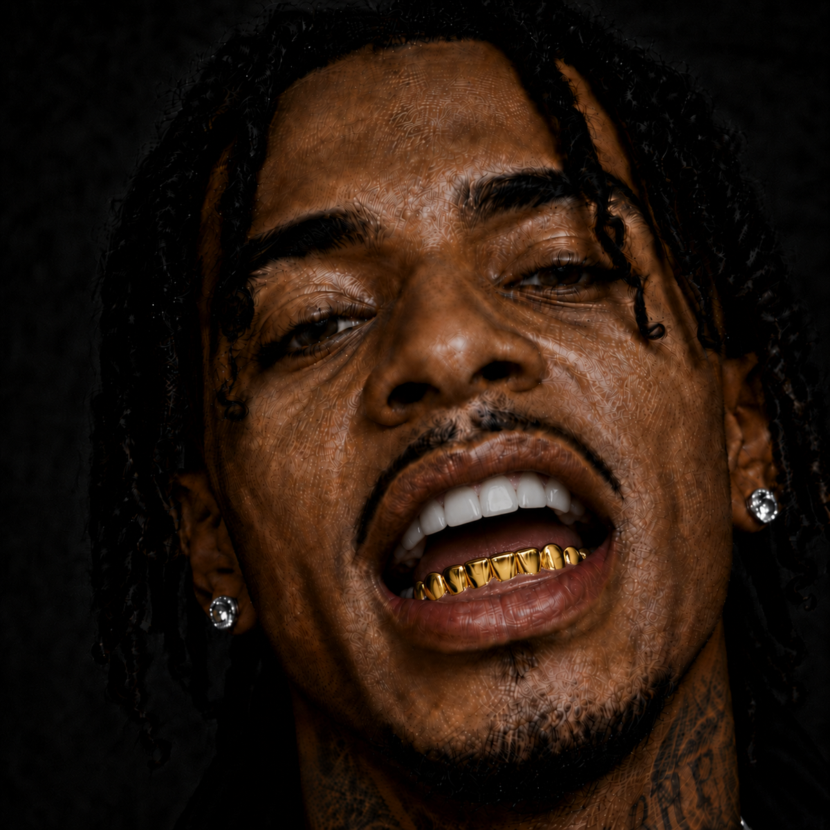 Top Row 14K Gold-Plated Bottom Grillz