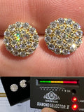 Vault Moissanite 14K Gold-Plated Earrings