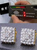 Trophy Case Moissanite 14K Gold-Plated Earrings