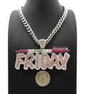 Ice Box Pendant & Cuban Chain