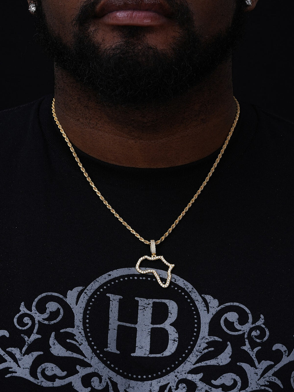 Heavy Piece Moissanite Pendant