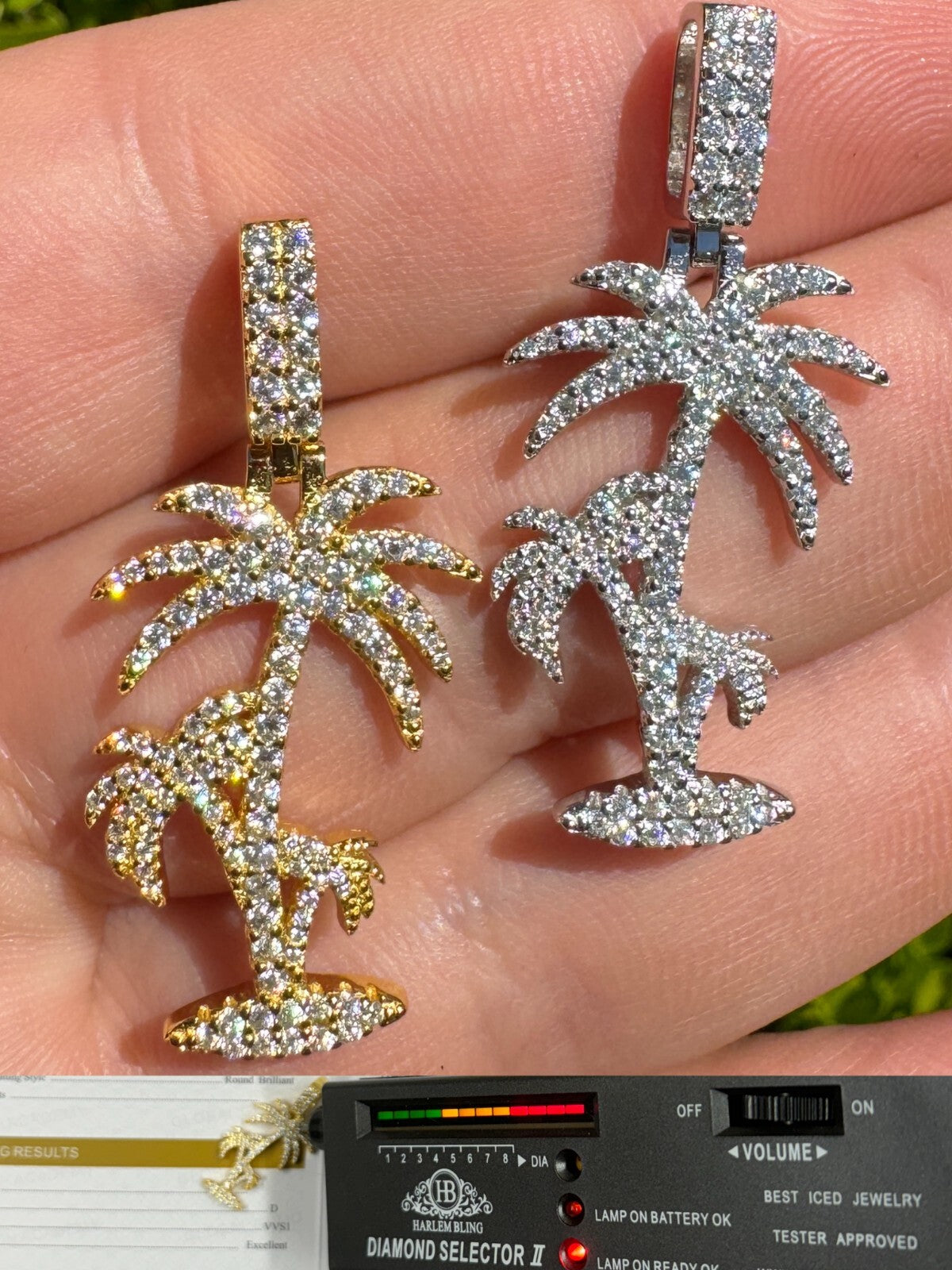 Charm Moissanite Pendant