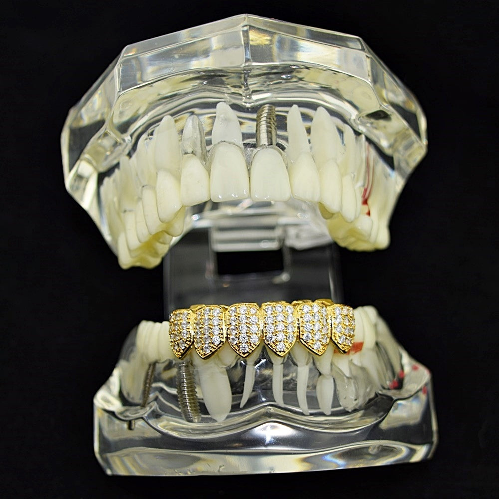 Rose 18K Gold-Plated Bottom Grillz