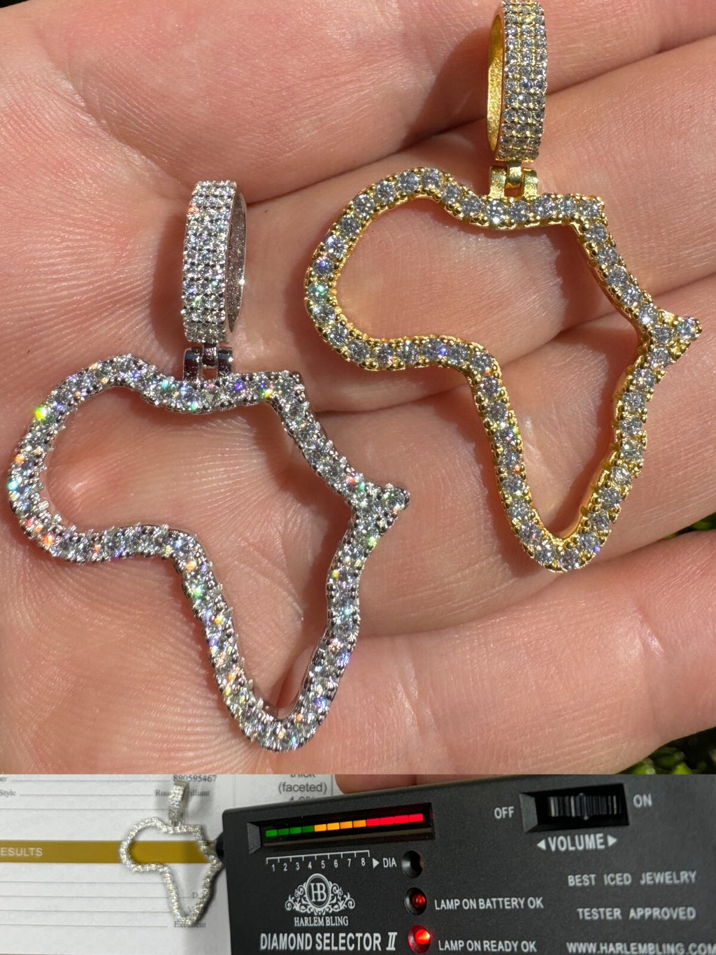 Certified Moissanite Pendant