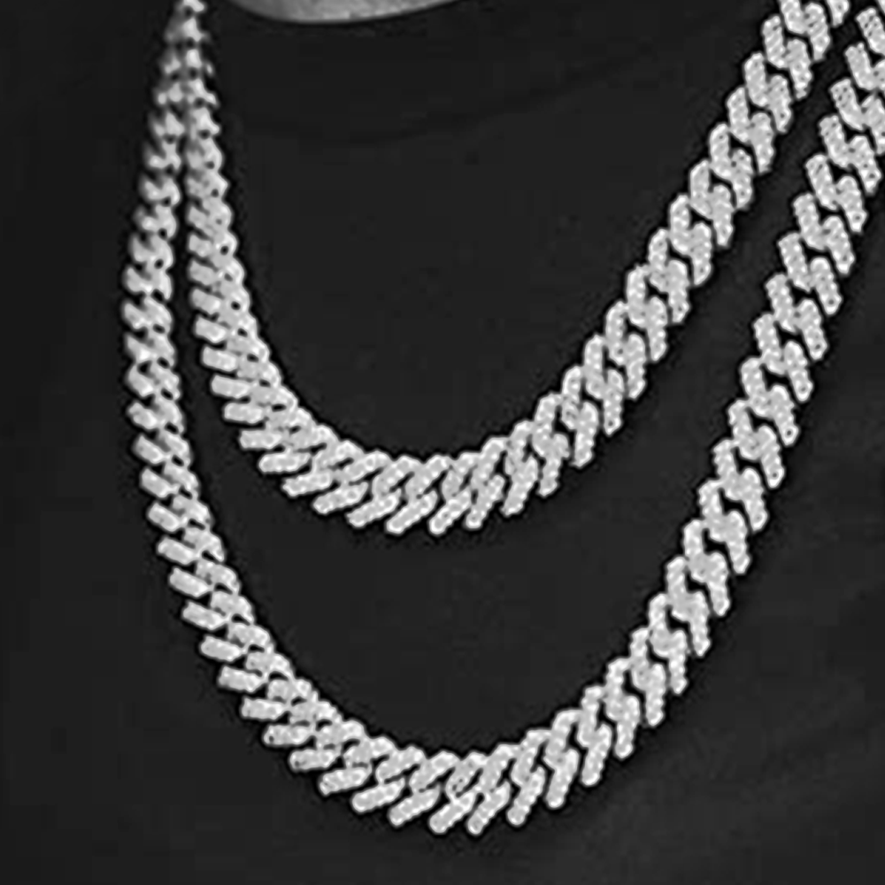 Big Starz 13mm Prong Cuban Chain — Iced
